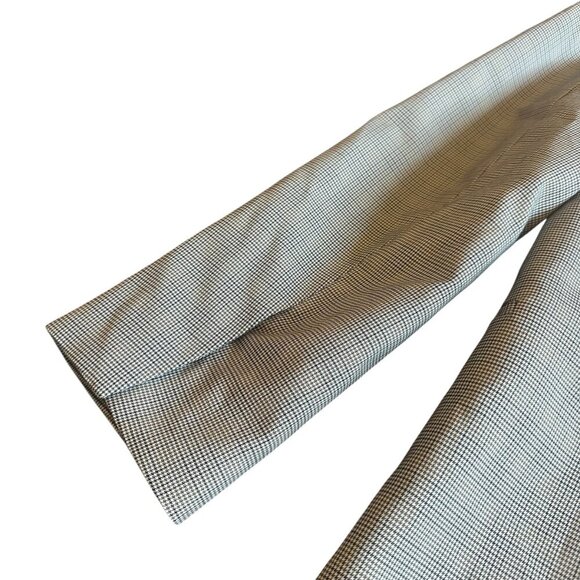 Remain Grey Plaid Check Button-Down Blazer Jacket Boxy Oversized Size 8 Women's - Picture 5 of 14